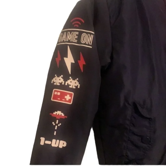 *Kids Bomber Gamer-Themed Jacket Size 7 - Picture 4 of 10